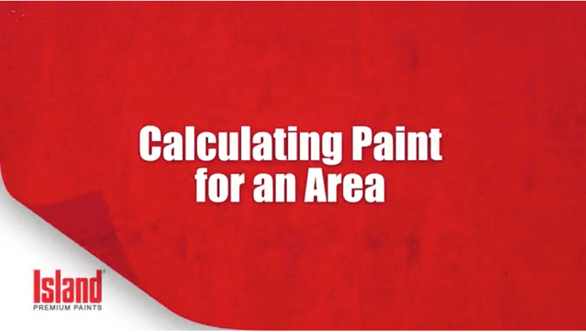 calculating paint per square meter and area