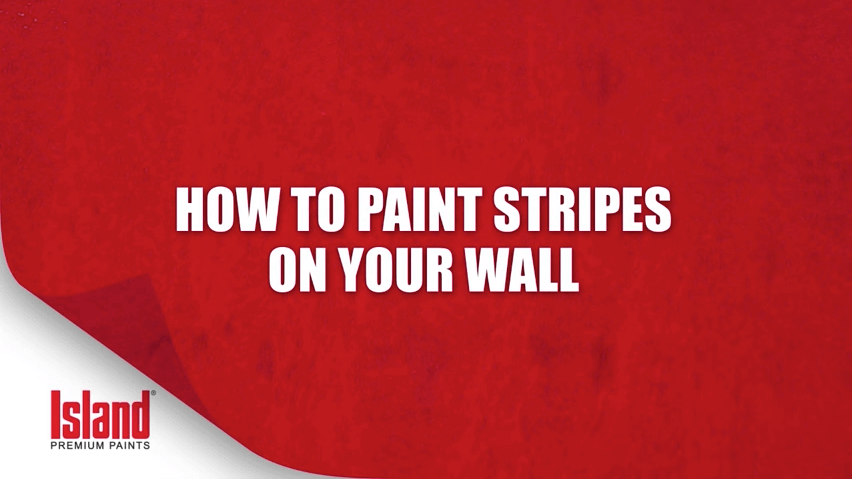 how to paint stripes on yur wall